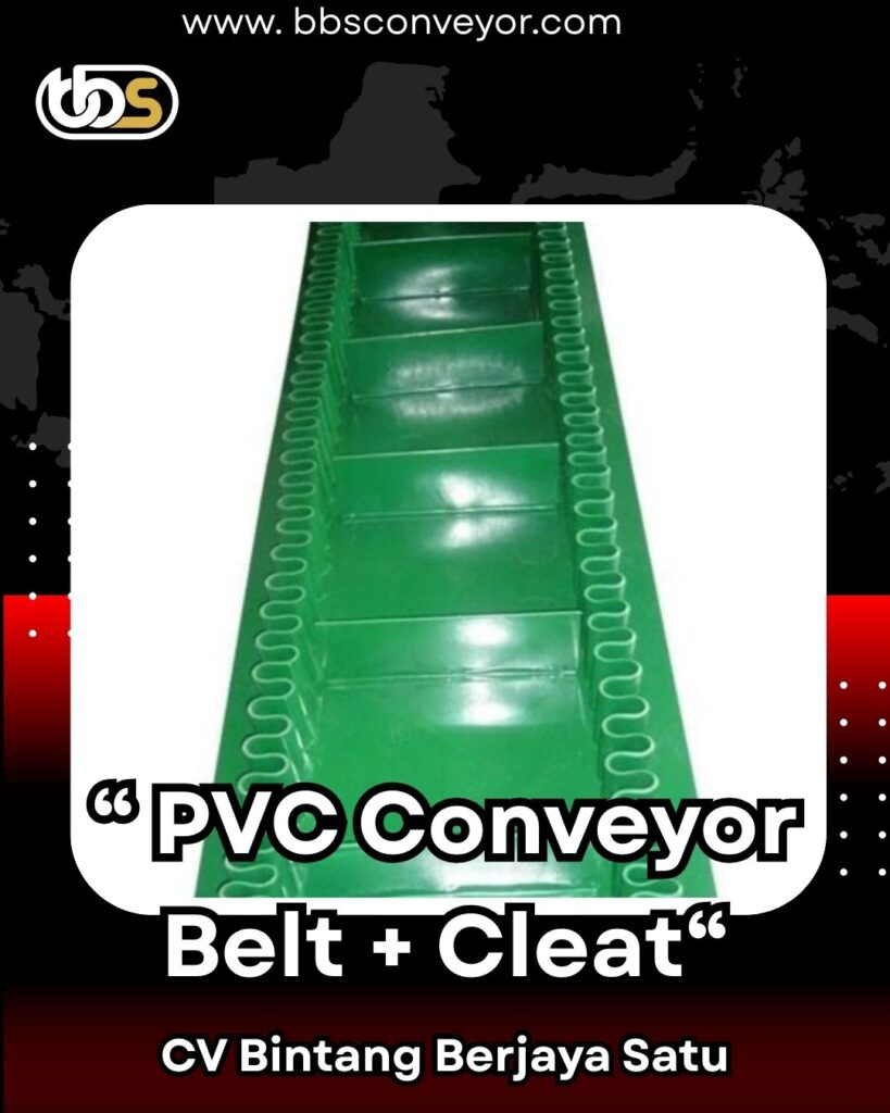 pvc conveyor belt hijau
