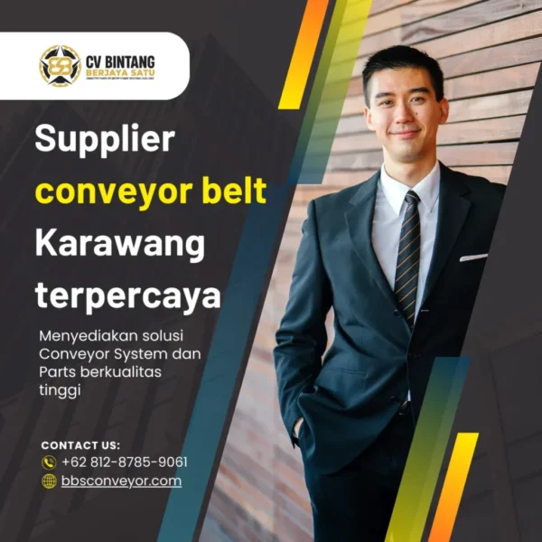 Supplier conveyor belt Karawang terpercaya